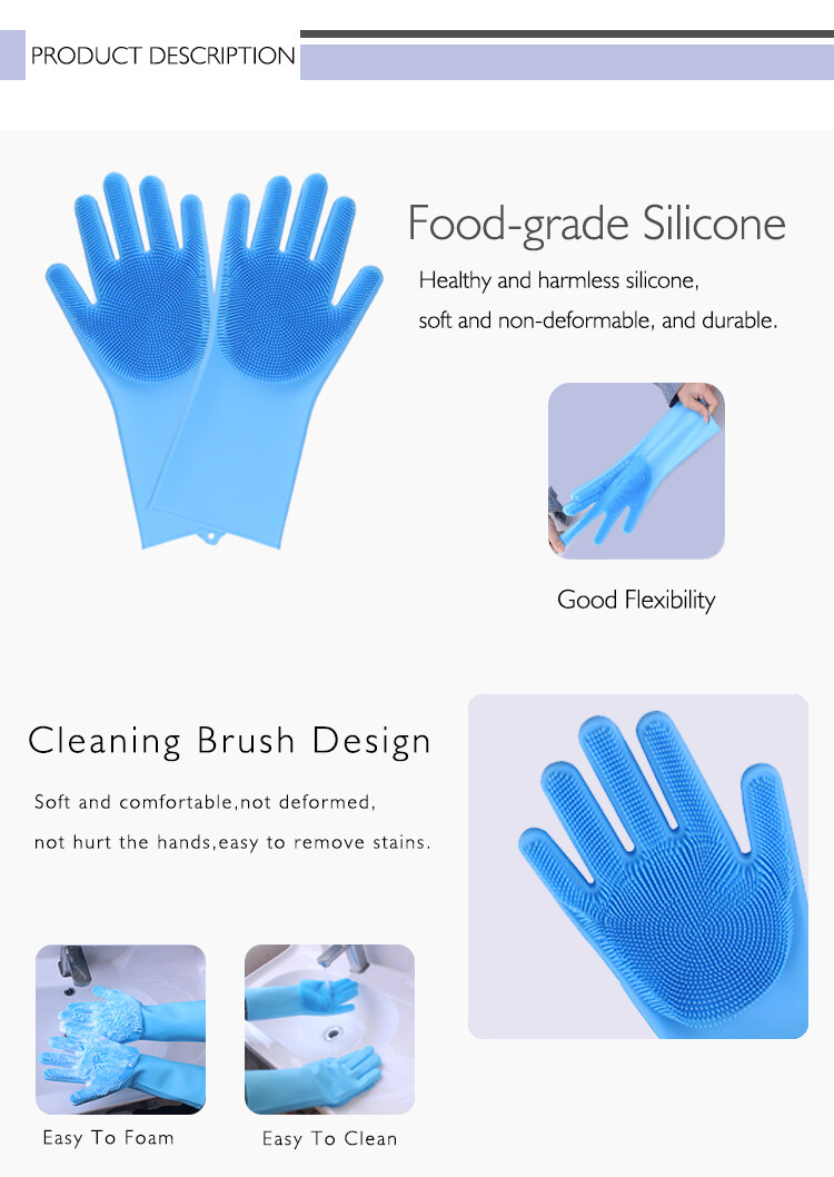 Silicone Gloves – 2 pairs in a pack, Food-Safe Silicone, Heat Resistant