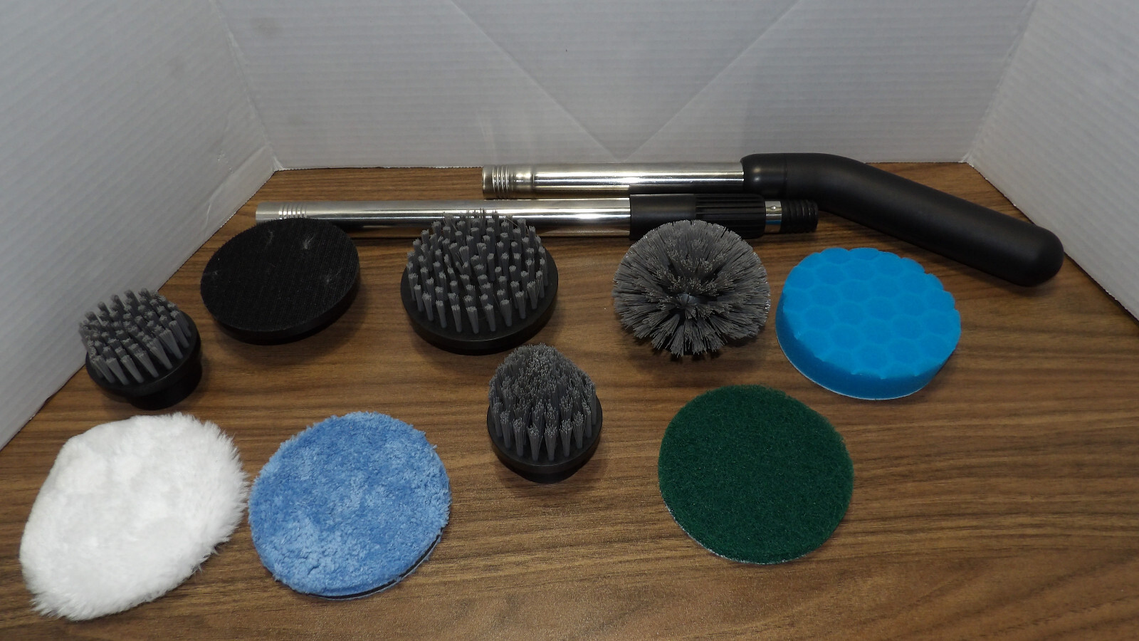 Leebein Electric Spin Scrubber Cordless Cleaning REPLACEMENT BRUSHES PADS handle