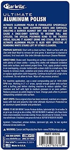 STAR BRITE Ultimate Aluminum Polish Adds a Deep Protective Shine, Removes Lig…