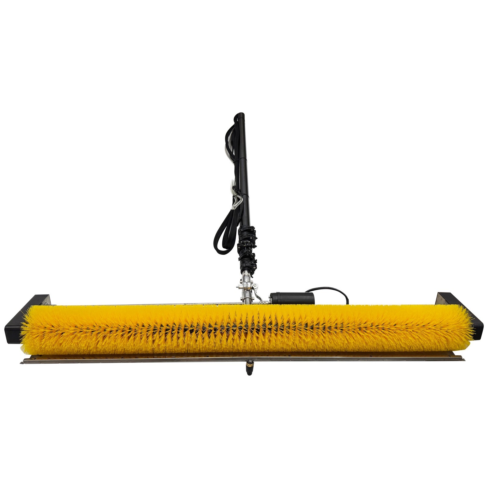 Electric Solar Panel Cleaner 5m Roller Brush Photovoltaic Scrubbing Tool 110V