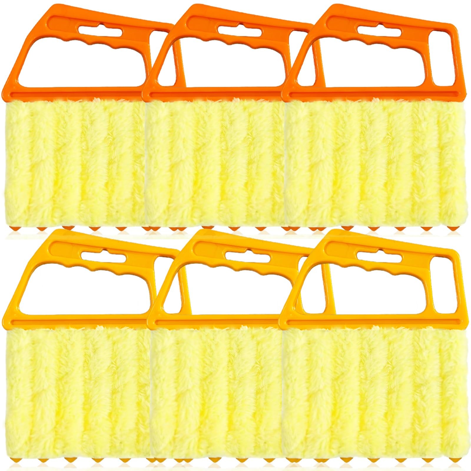 6 Pcs Blind Cleaner Duster Tool, 7-Finger Dusting Cleaner Tool for Window & V…
