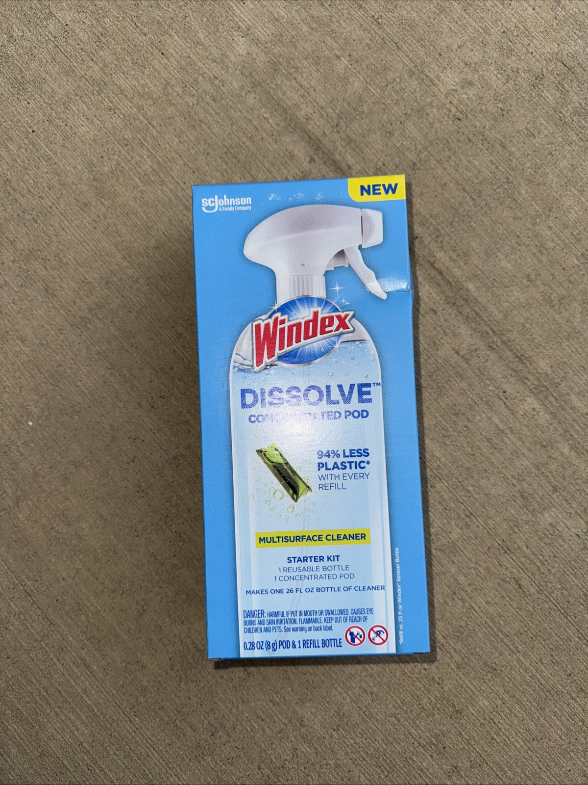 Windex Dissolve Concentrated Pods Multisurface Cleaner Starter contains 1 (Q)
