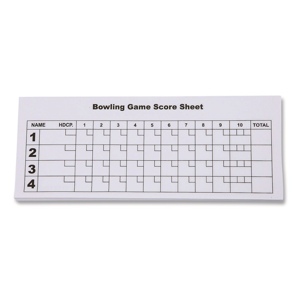 Champion Sports BP10 Plastic Bowling Pin Set – White (10/Set) New