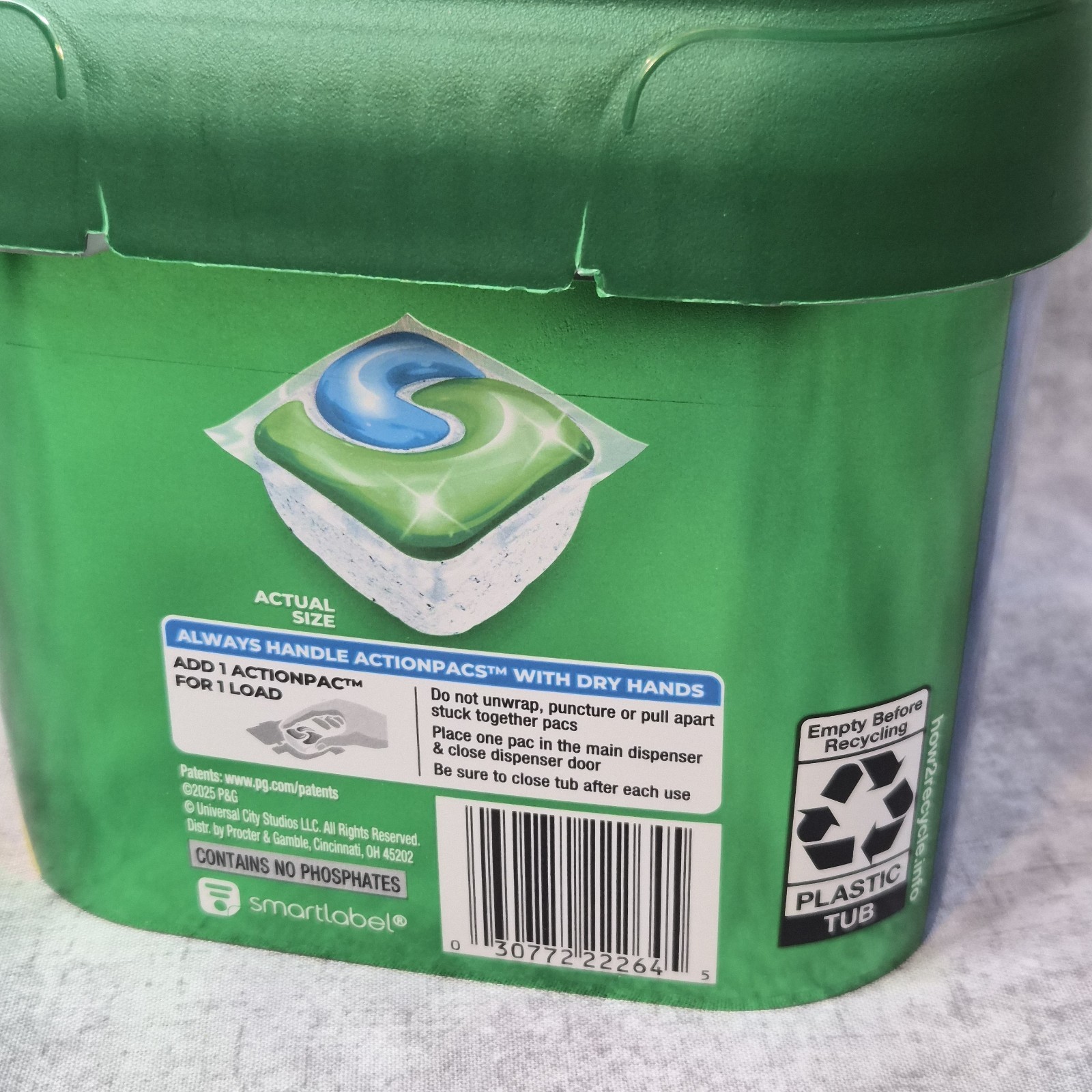 Cascade Actionpacs 38ct Wicked For Good Limited Edition Dishwasher Detergen Pods