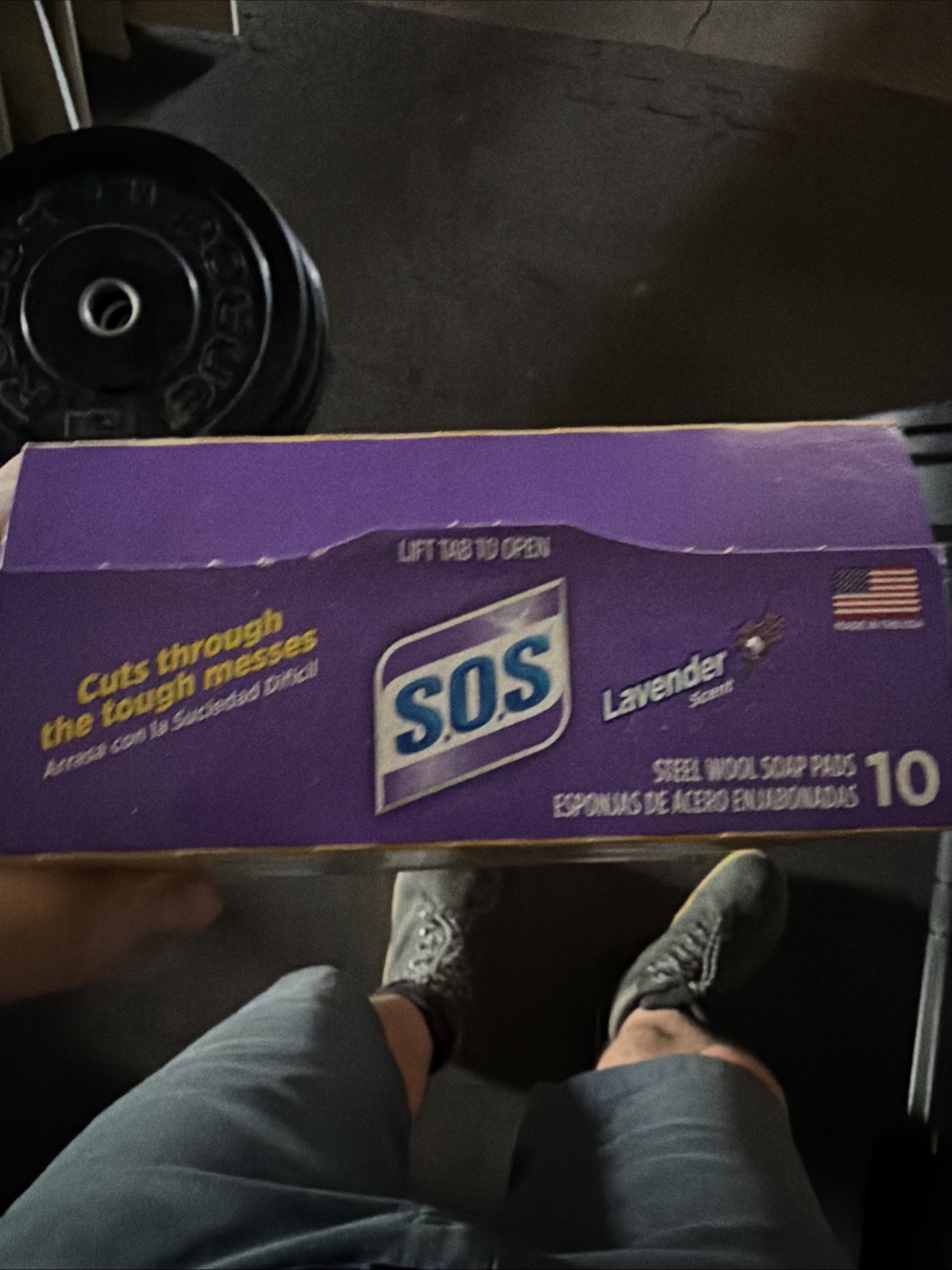 S.O.S Steel Wool Soap Pads Lavender – 10 ct