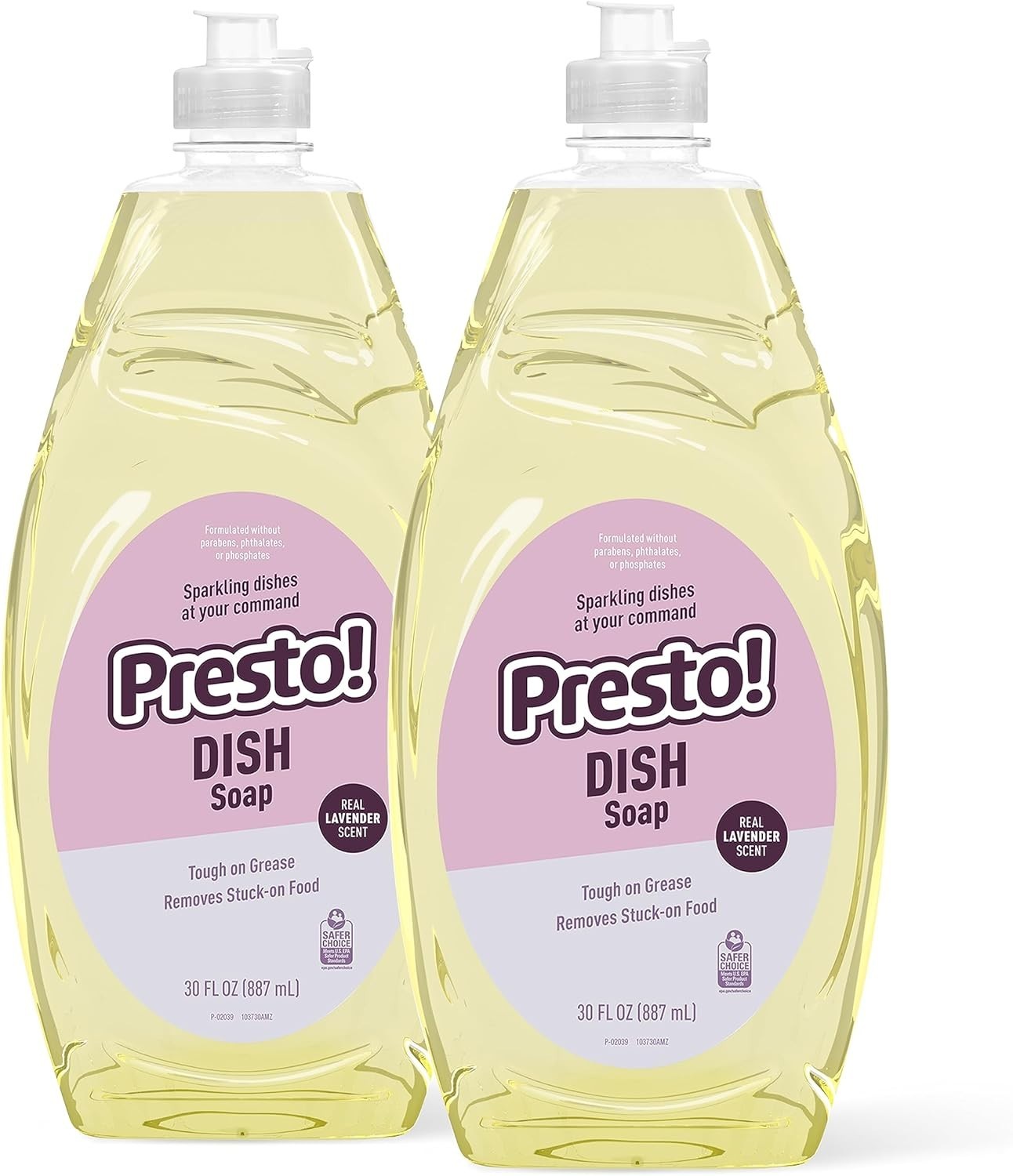 Dish Soap, Lavender Scent, 30 fl oz, Pack of 2