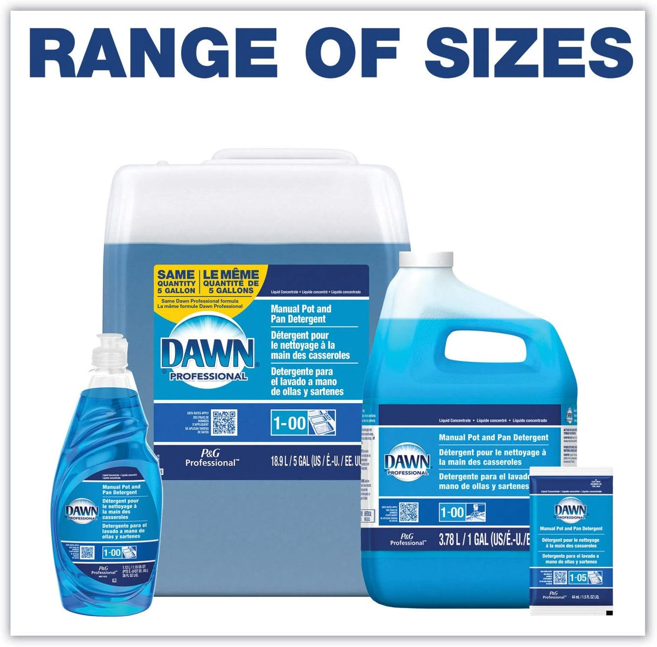 Professional 70681 Manual Pot & Pan Dish Detergent, Original Scent, Five Gallon