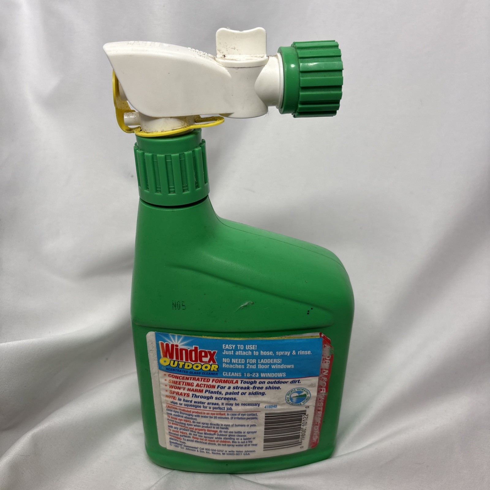 Vtg 1992 Windex Outdoor Glass Cleaner Concentrate 32 Oz Discontinued NOS