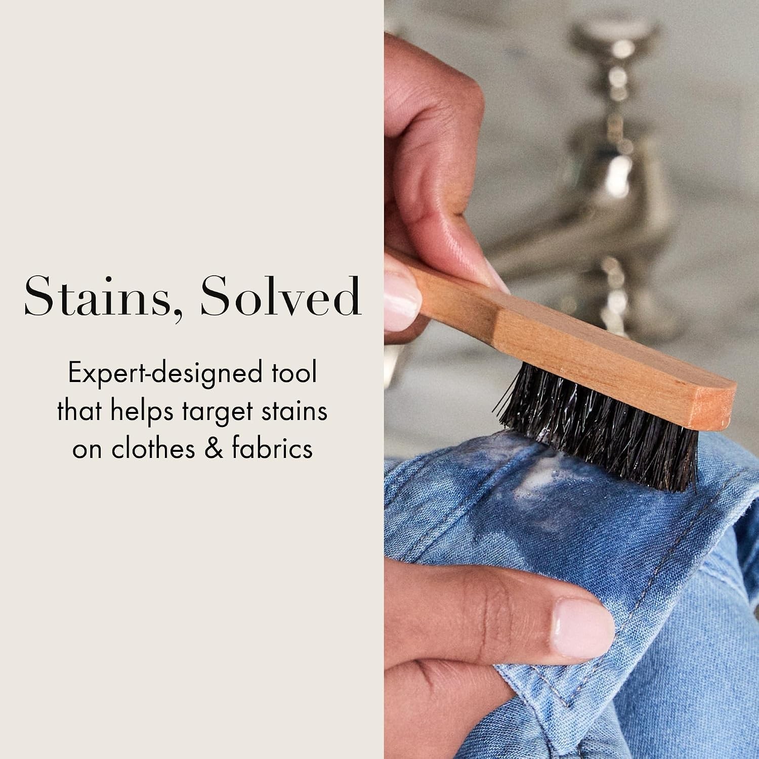 Stain Brush, Laundry Brush for Stain Removal, Stain Brush for Clothes, Small …