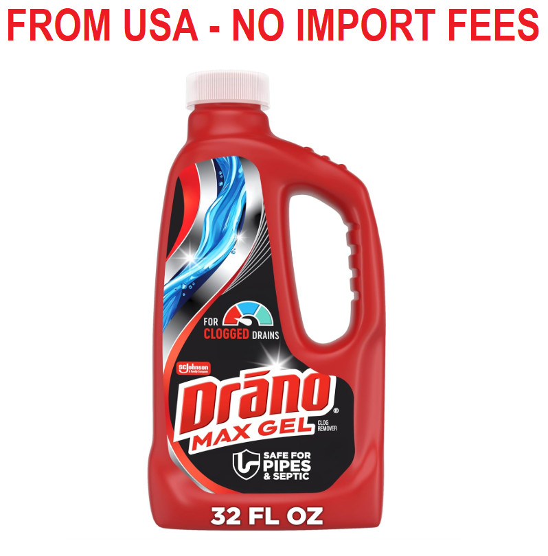 Drano Max Gel Drain Clog Remover & Cleaner, Fast-Acting to Unclog Standing Water