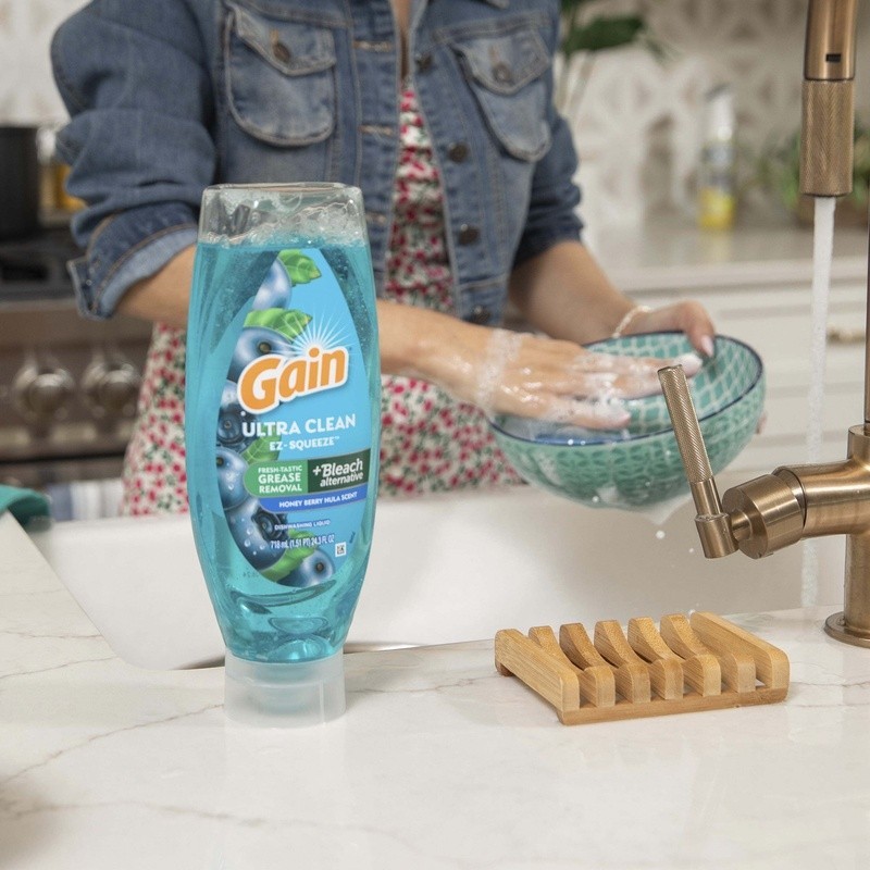 EZ-Squeeze Dish Soap Honeyberry Hula Ultra Clean 2 Pack Fast Easy Mess Free New