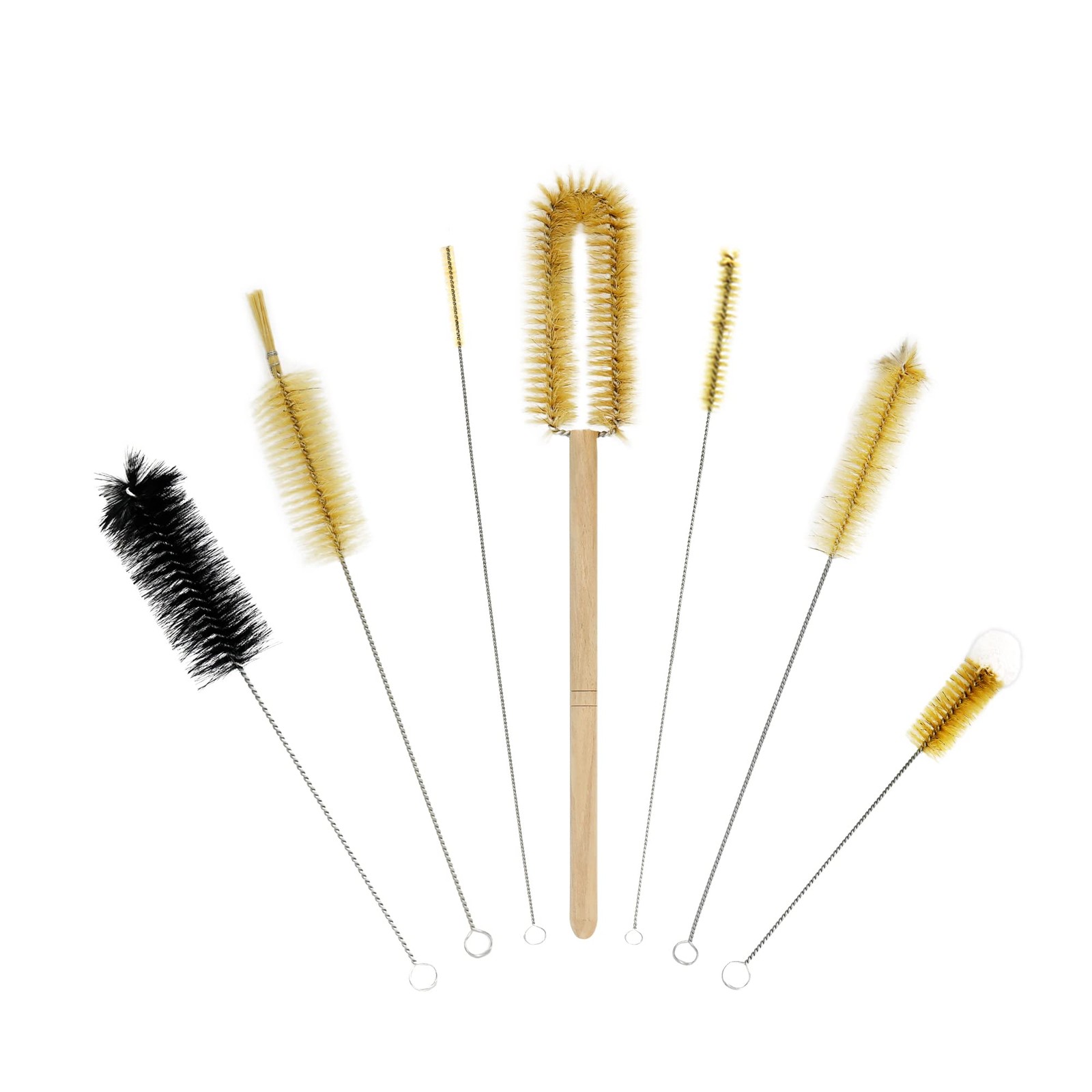 Utile 7 Pcs Lab Cleaning Brush Set 7 Sizes for Different use one Beaker Brush…