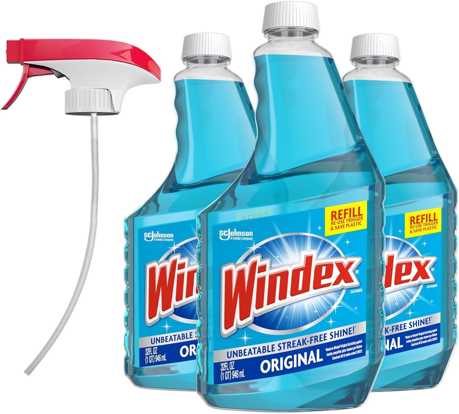 Windex Glass and Window Cleaner Spray Bottle Free Shipping USA