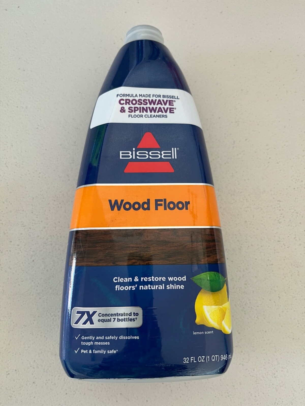 BISSELL Wood Floor Formula for CrossWave & SpinWave – 32oz bottle BRAND NEW