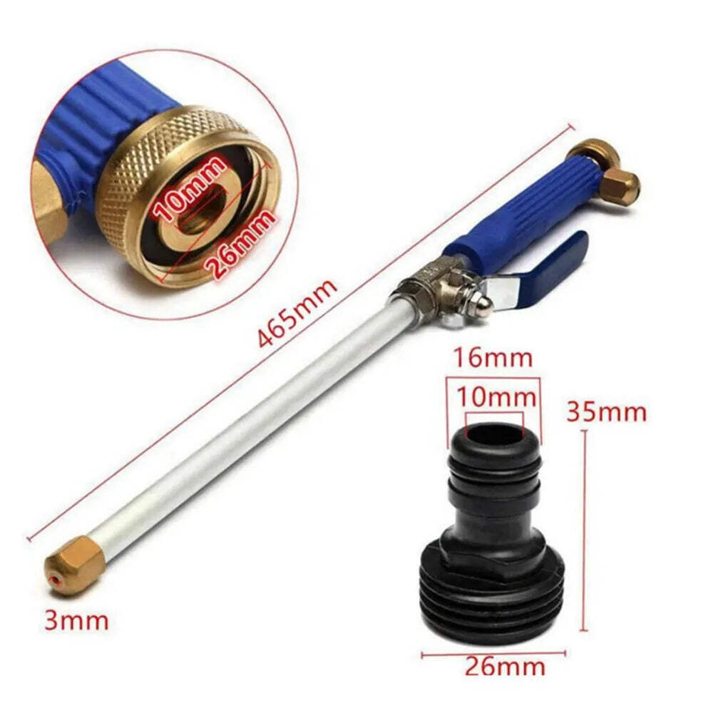 Car High Pressure Water Gun 46cm Jet Garden Washer Hose Wand Nozzle Sprayer Wate