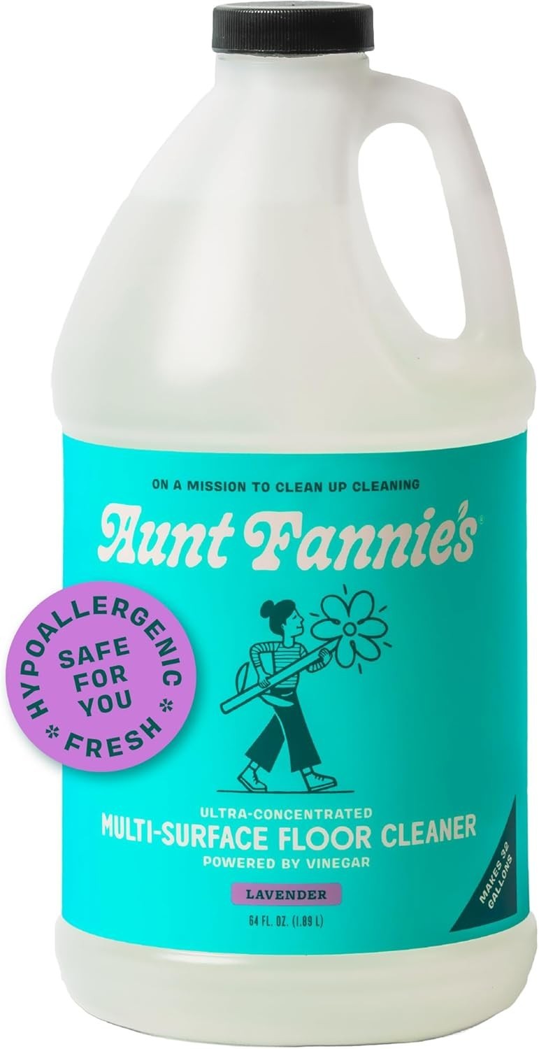 Multi-Surface Lavender Vinegar Cleaner – 64 oz Ultra Concentrated & Cruelty-Free