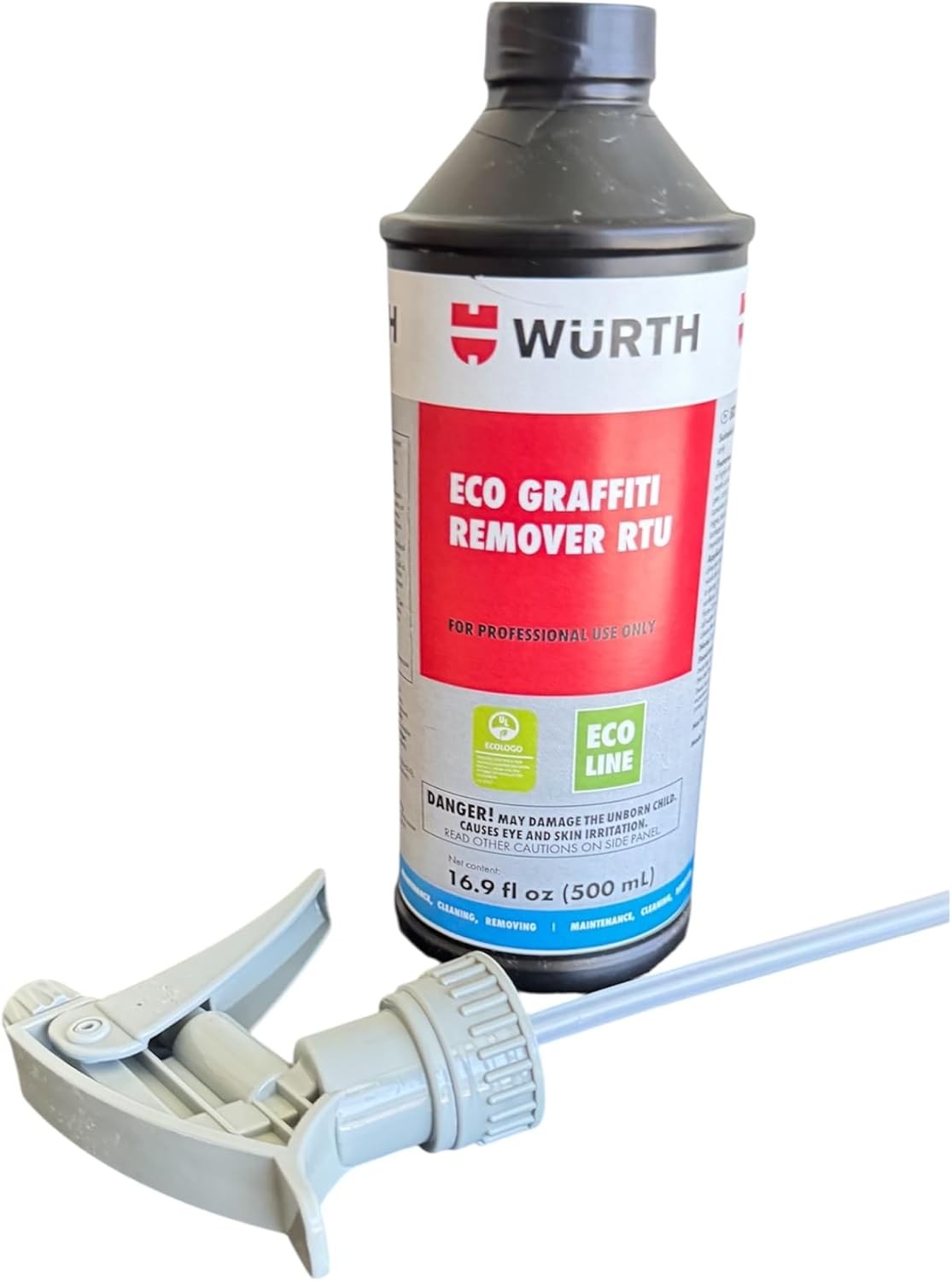 Wurth ECO Graffiti Remover 16.9 fl oz Ready-to-Use Bottle Biodegradable, VOC