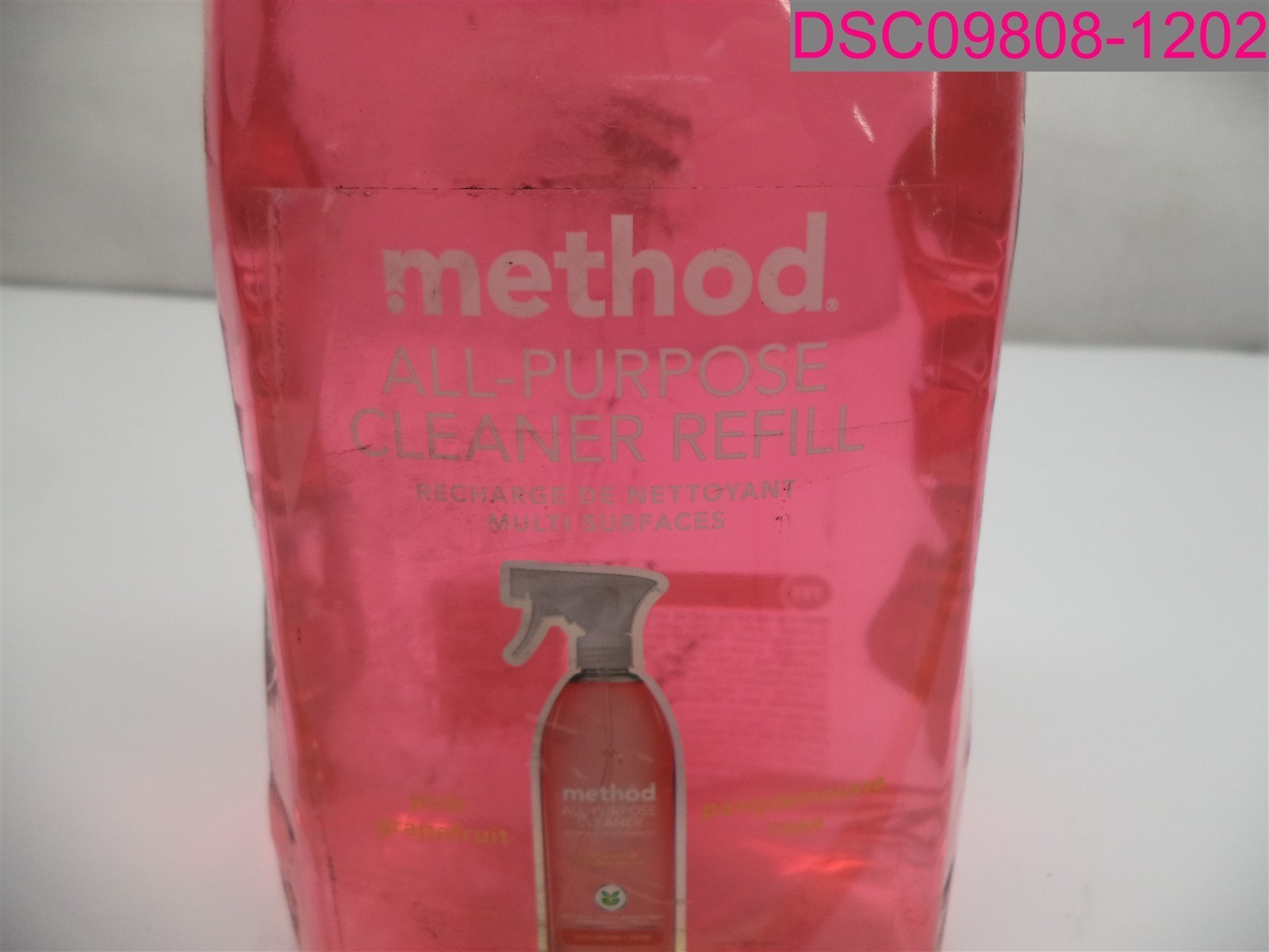 QTY=2; Method All Purpose Cleaner Refill 68 fl oz. Pink Grapefruit