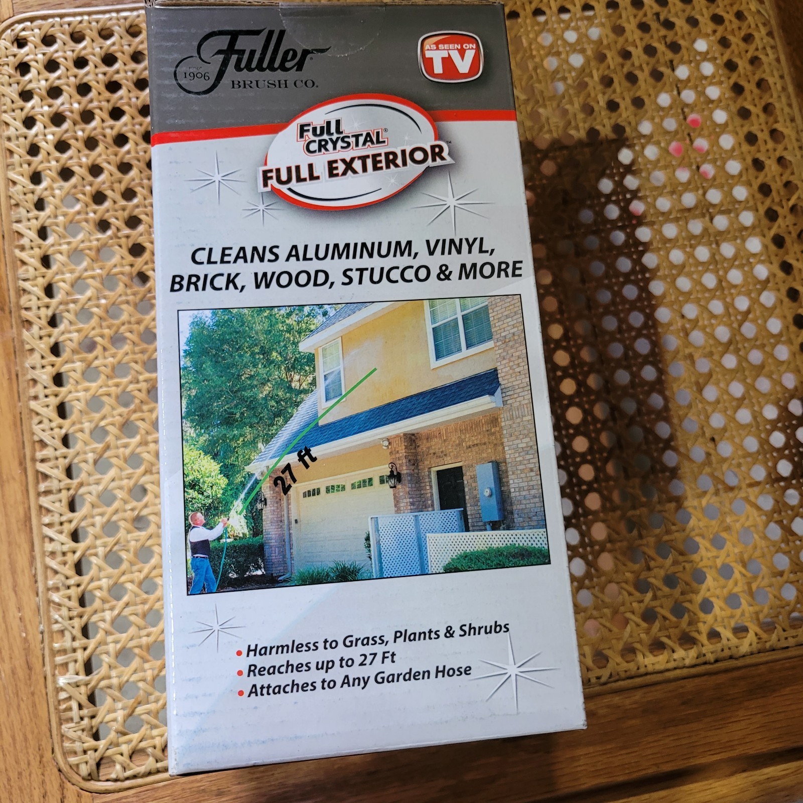 Fuller Brush Co. Full Crystal/ Exterior Cleaner Bottle With Sprayer NEW, SEALED
