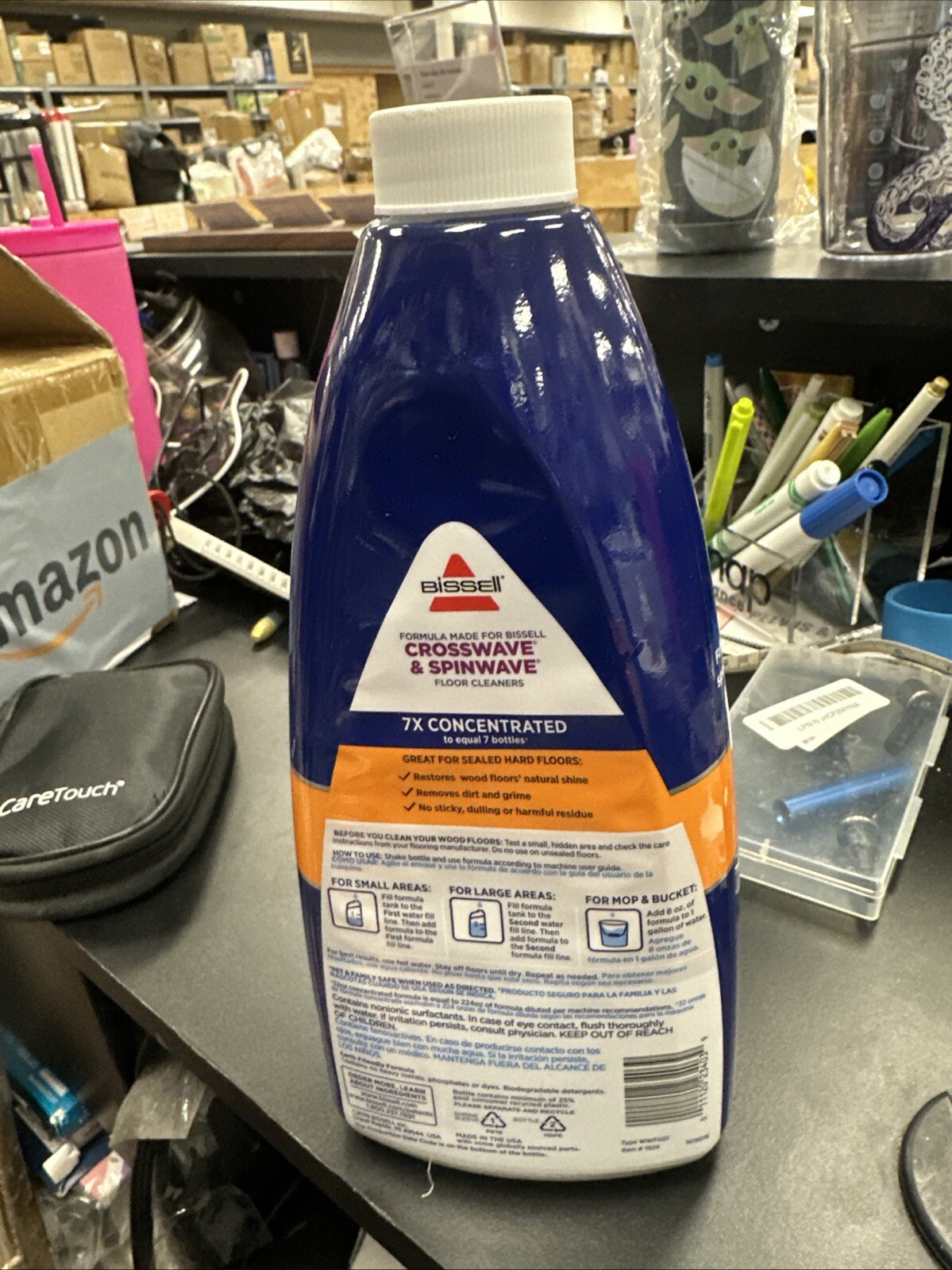 BISSELL Wood Floor Formula for CrossWave & SpinWave – 32oz bottle| 1929