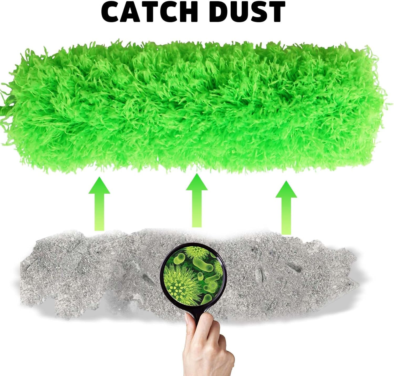 Ceiling Fan Cleaner Duster, Bafezoze Extendable Long Duster for High Ceilings, T