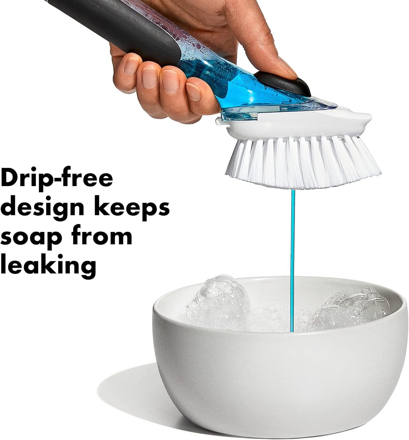 OXO New Good Grips Soap Dispensing Dish Brush Storage Set