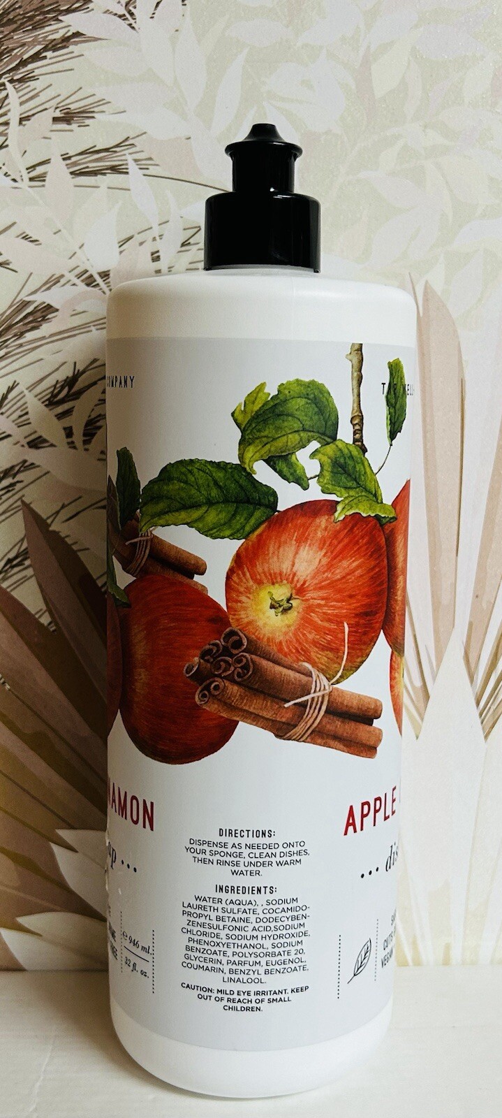 Home & Body Co. ~ Apple Cinnamon Dish Soap 32 fl oz
