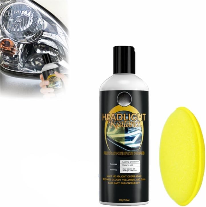 Headlight Repair Kit Restore Yellow Oxidized Headlights Car Truck Motorcycle