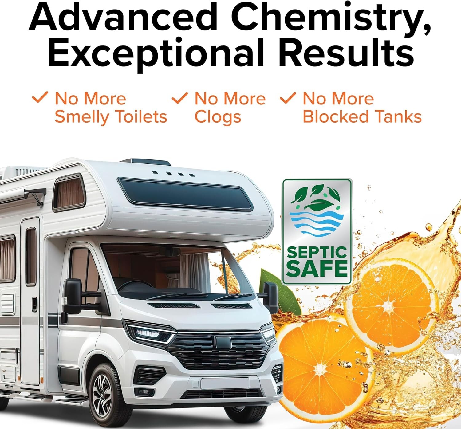 Camco TST MAX Camper / RV Toilet Treatment (Pack of 1) | Septic Safe Formula,Gal