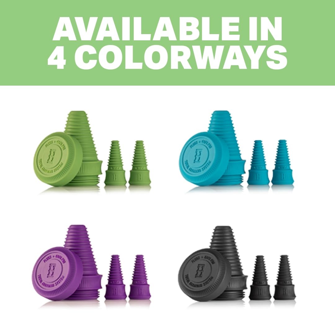HEMPER Cleaning Plugs + Caps PRO – Silicone Stoppers & Cleaning Container for…