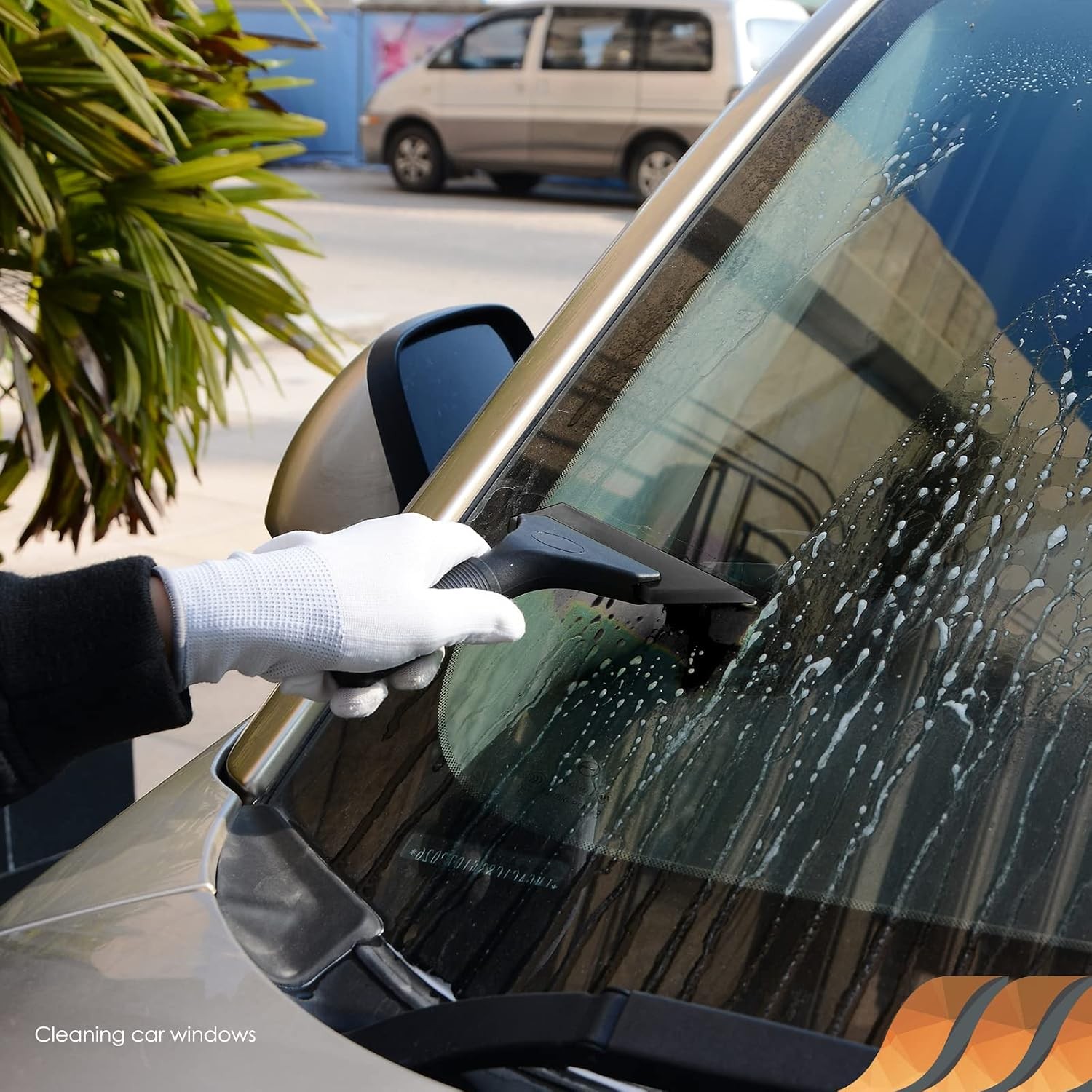 Small Squeegee 5 inch Rubber Window Tint Windshield Scraper for Car,Glass,