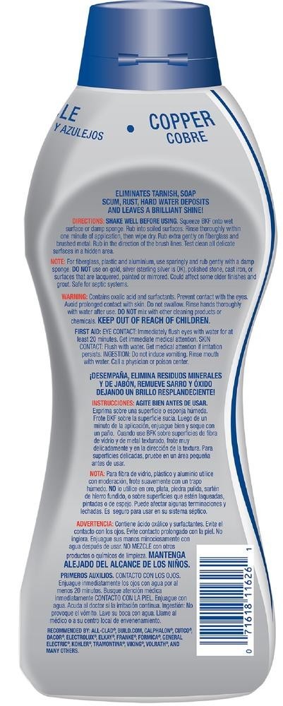 Bar Keepers Friend Micro Fiber Towel and Liquid All-Purpose Soft Cleanser 26 oz