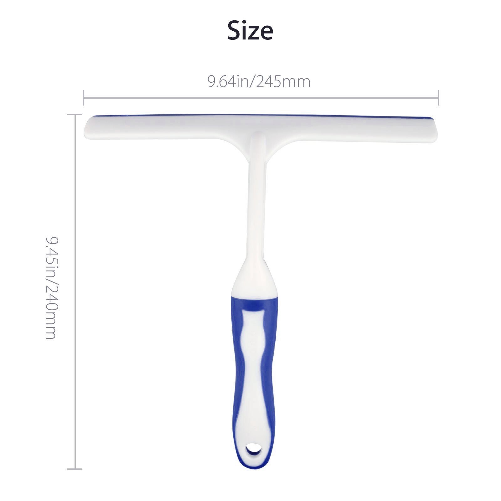 Glass Window Wiper Cleaner Bathroom Squeegee Car Mirror Scrub Cleaning Tool