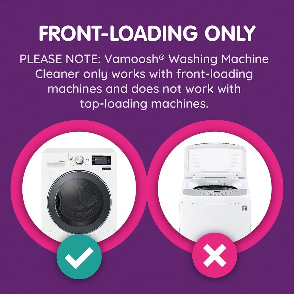 6-In-1 Washing Machine Cleaner | Dissolves Pet Hair | Leaves No Residue | Remove