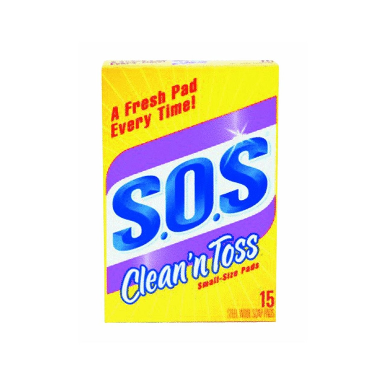 Clean ‘n Toss S.O.S Pads; 15 count