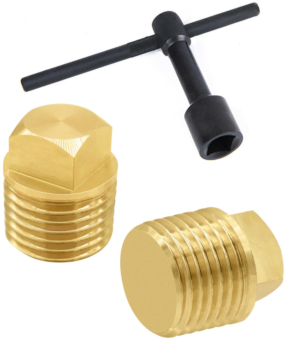 Solid Boat Plug 1/2 Inch Drain Plugs with T Handle Wrench Tool Kit for Most …