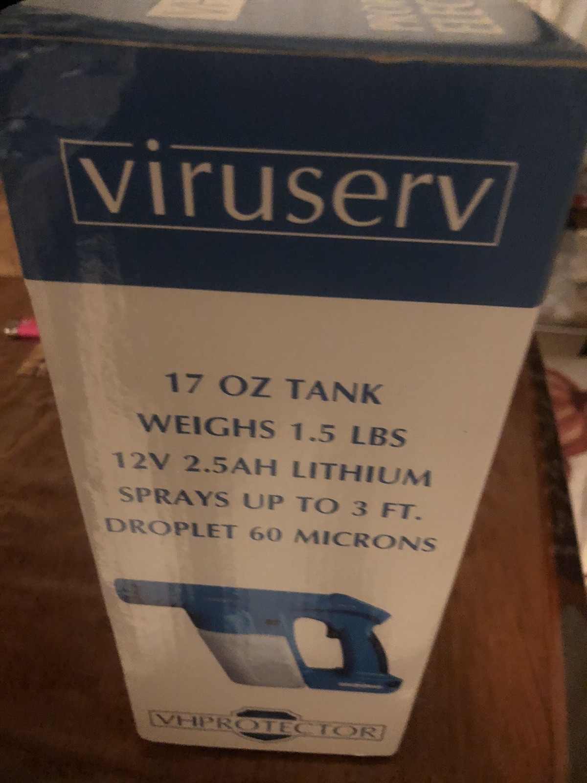 Viruserv Professional Cordless Electrostatic Disinfectant Sprayer