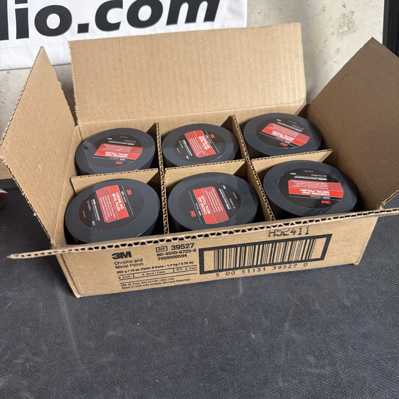 6x FULL CASE! 3M Chrome And Metal Polish 39527 10 oz Automotive FAST USA SHIP!