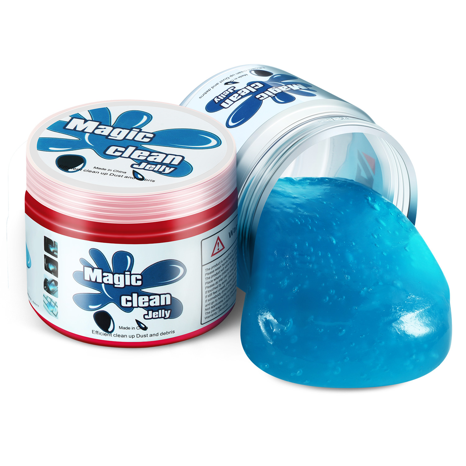 2 Piece Cleaning Gel Jelly Multi Purpose Detailing Tool Dust Home Car Keyboard
