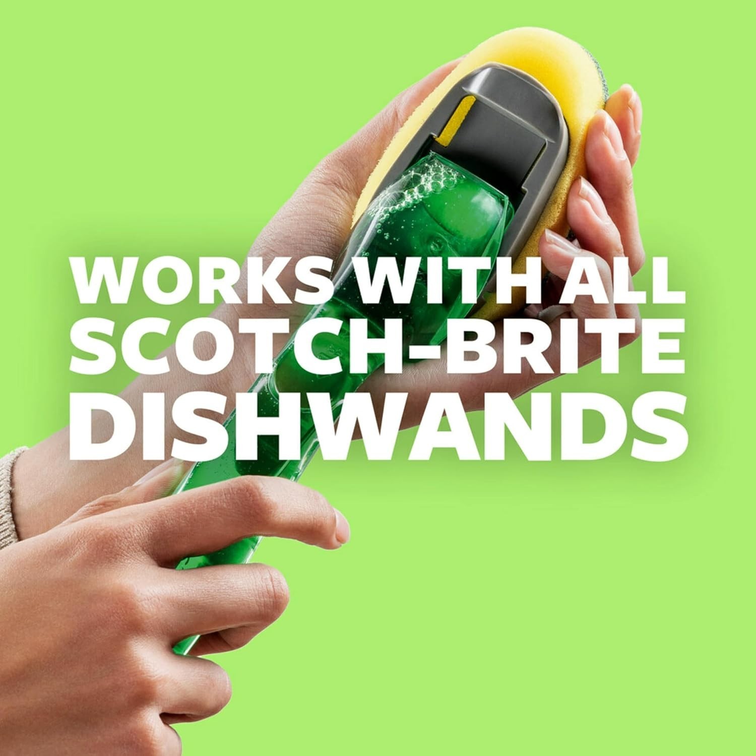 Heavy Duty Dishwand Refills – 14 Recycled Eco-Sponges for Mess-Free Cleaning