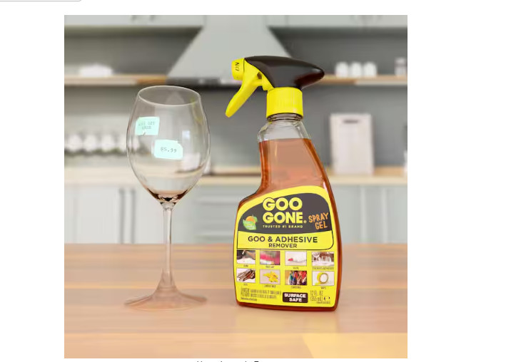 Goo Gone Adhesive Remover PRO POWER Spray Gel Remover Cleaner 12 oz