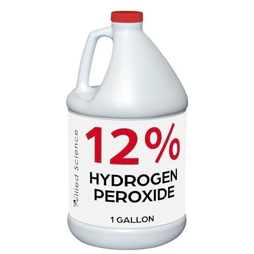Allied Science 12% Food Grade Hydrogen Peroxide, 4X Stronger – 1 Gallon
