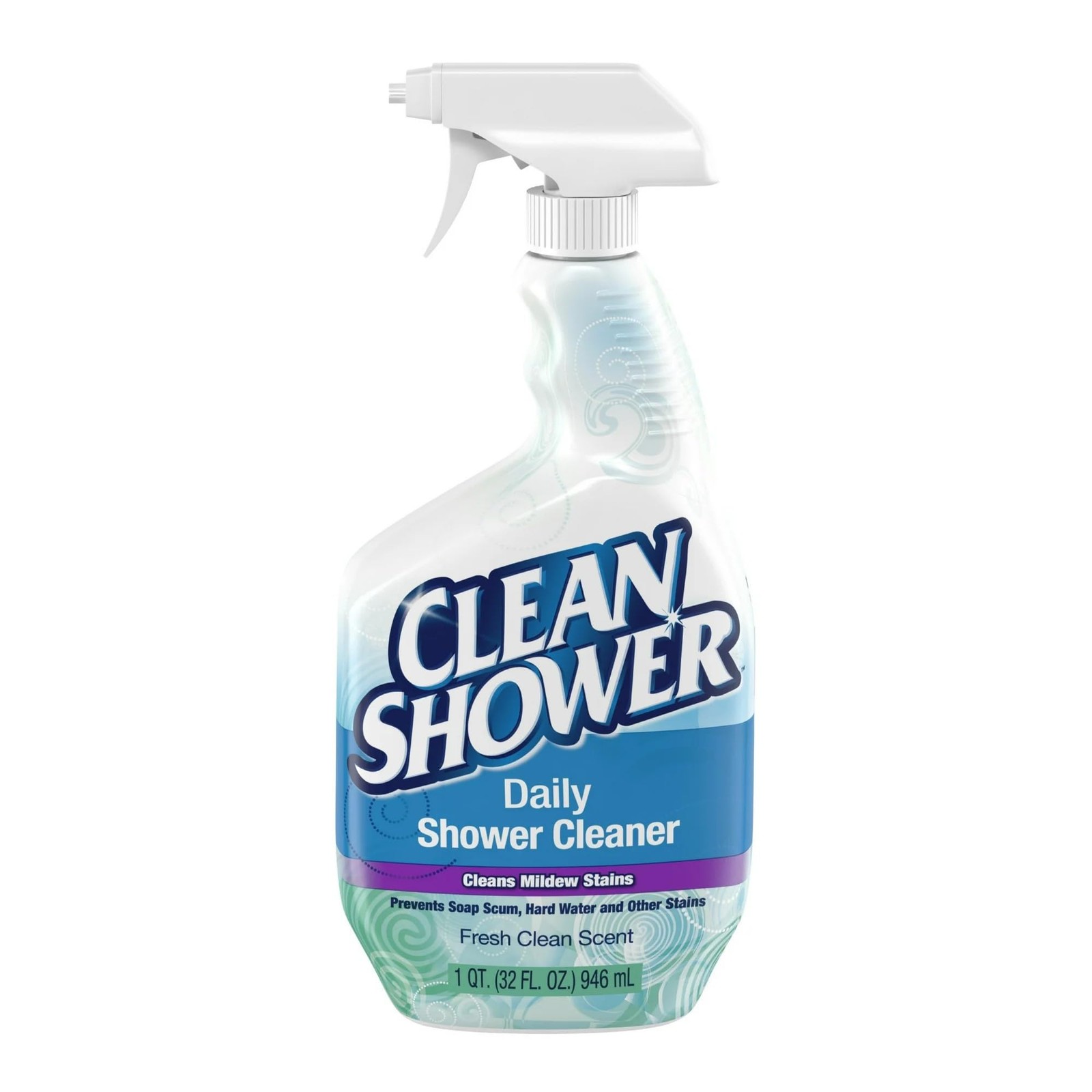 Clean Shower Original Cleaner, 32 Fl Oz (Pack of 2) 32 2), Blue