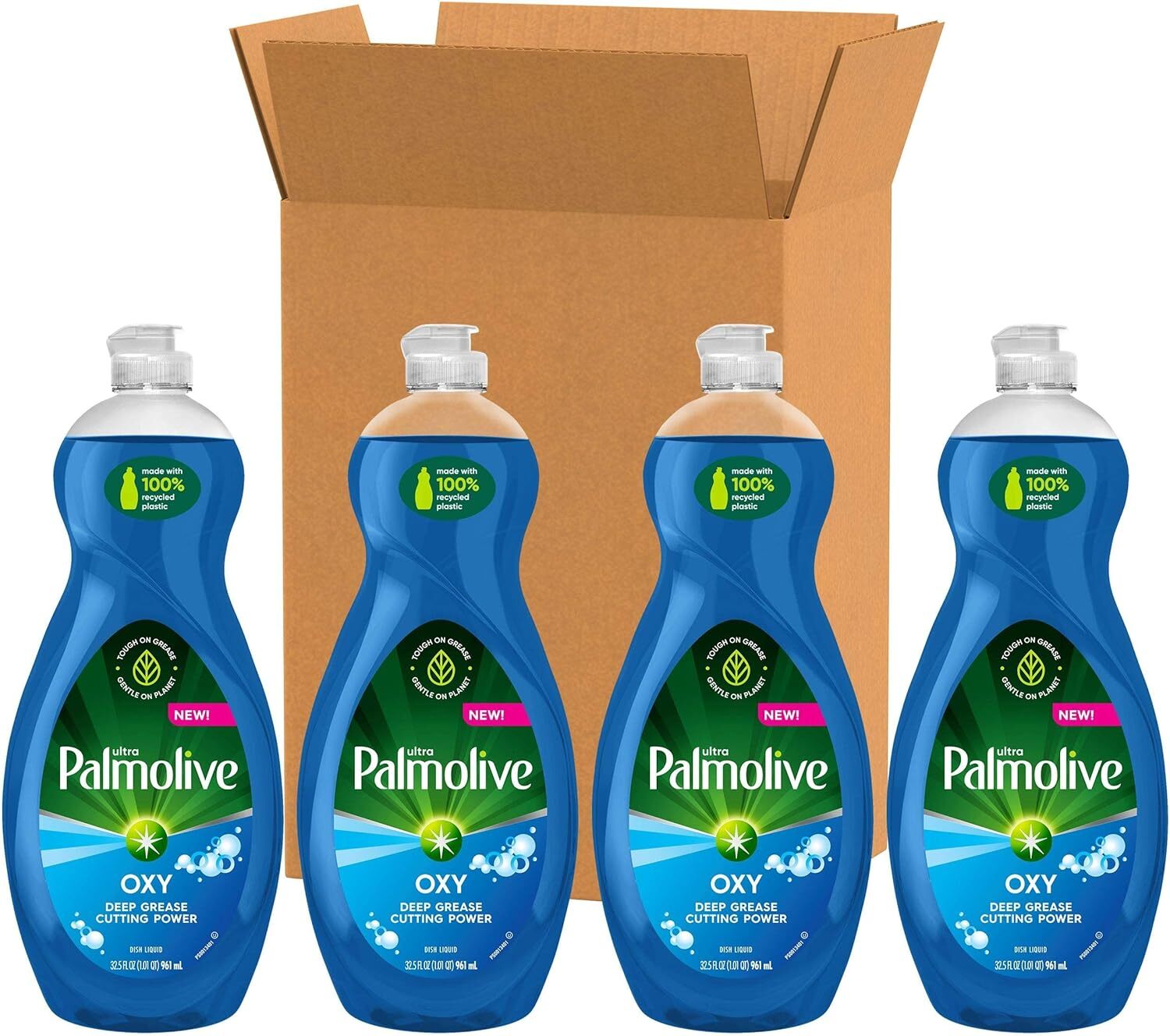 Palmolive Ultra Dish Soap Oxy Power Degreaser, 32.5 oz – 4 Pack
