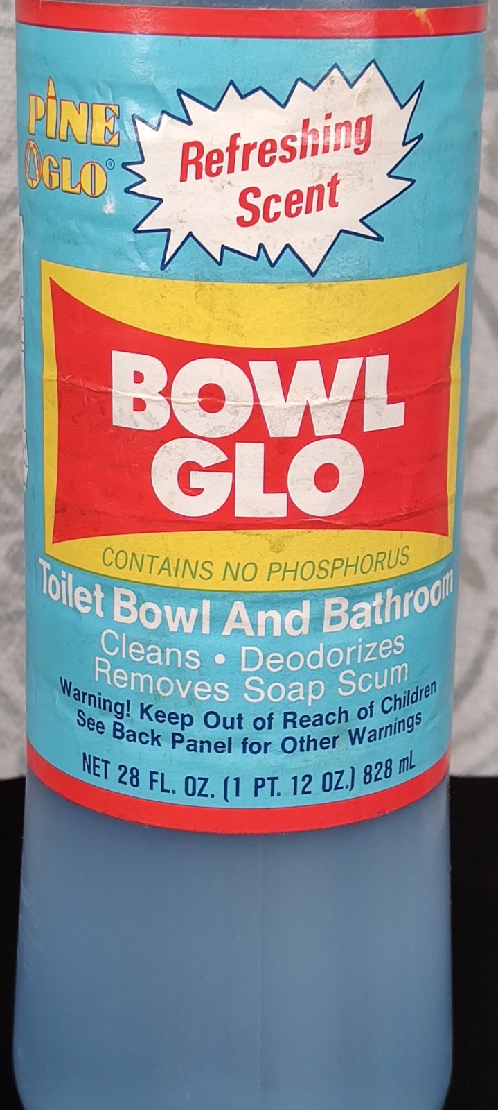 Vintage Pine Glo Bowl Glo Toilet Bowl Bathroom Cleaner Movie Prop Cleaning
