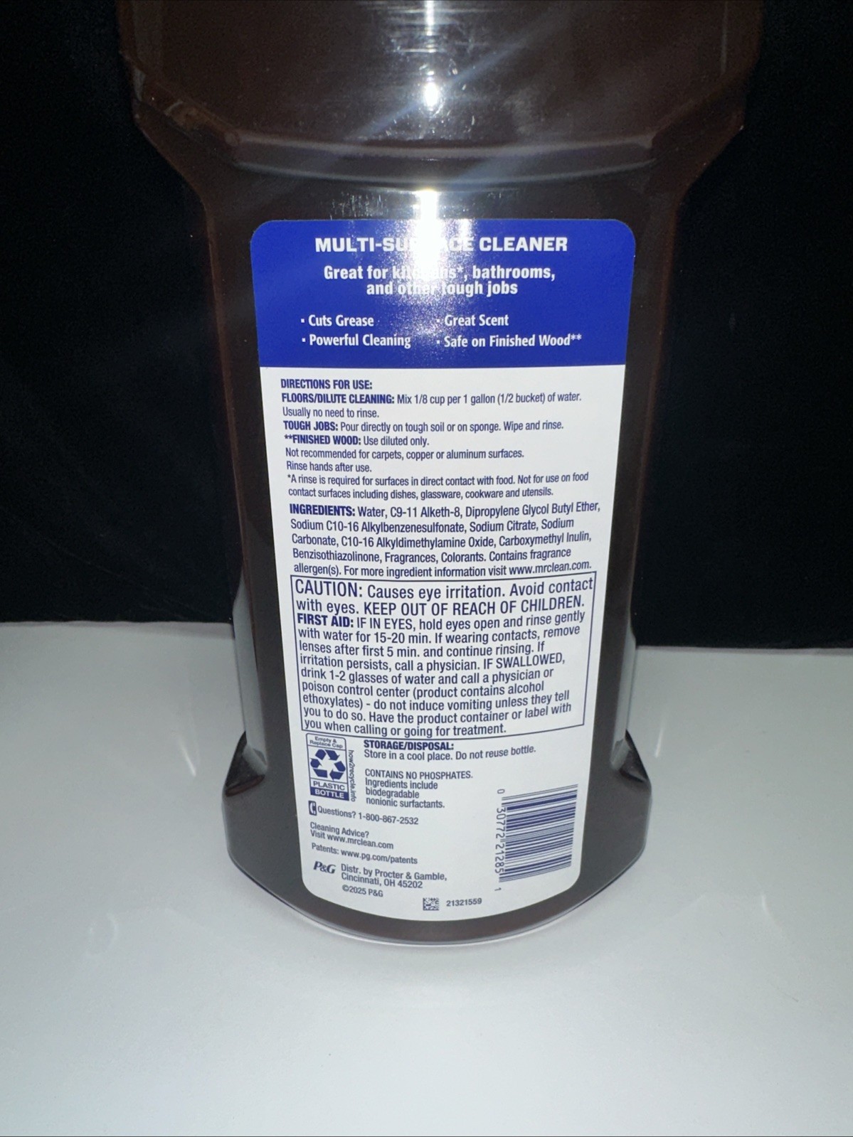 LOT OF 4–Mr. Clean SPICED HARVEST–All Purpose Cleaner, Cleaning Liquid- 41oz