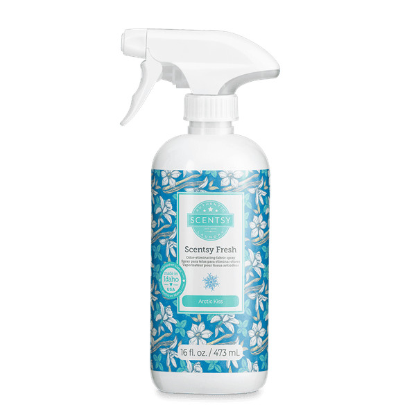 Scentsy Fresh Arctic Kiss 16 fl. oz. Odor-Eliminating Fabric Spray NEW