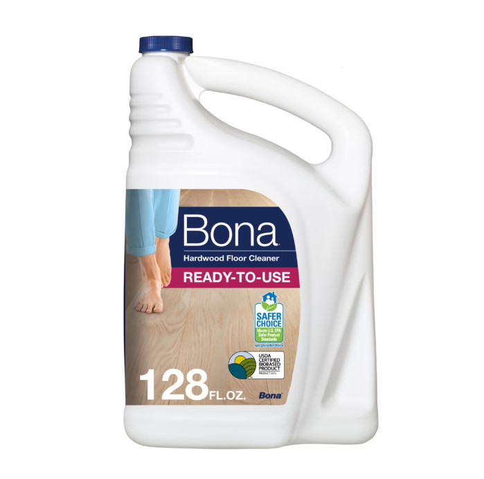 Bona Hardwood Floor Cleaning Solution Refill, Unscented, 128 fl oz…..
