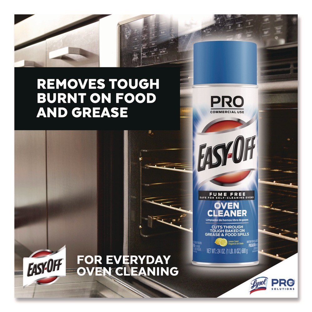 Professional EASY-OFF 85260EA 24 oz. Fume-Free Max Foam Oven Cleaner – Lemon New