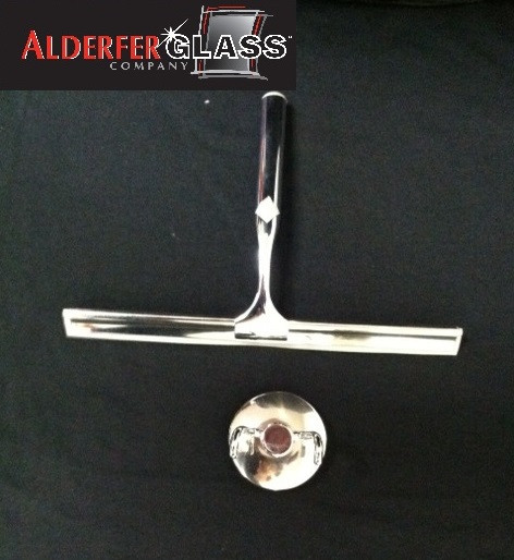 Chrome Shower & Window Squeegee – CRL Deluxe with 10″ Blade